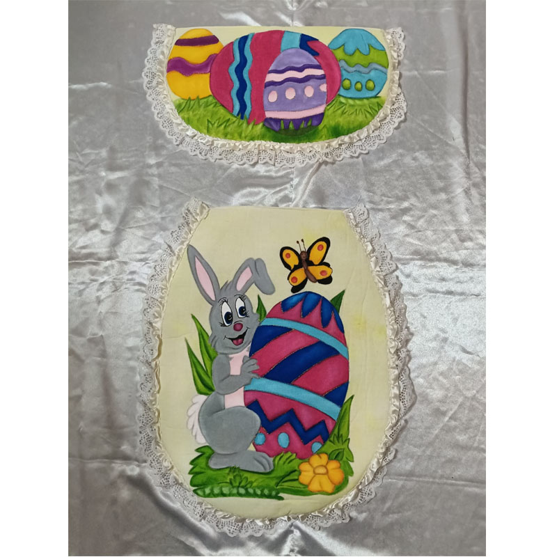 Juego de baño conejo de pascua